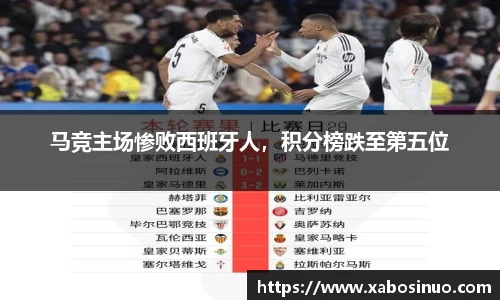 马竞主场惨败西班牙人，积分榜跌至第五位