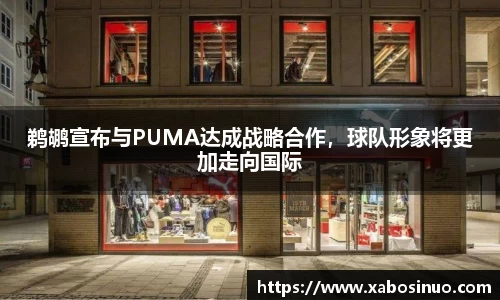鹈鹕宣布与PUMA达成战略合作，球队形象将更加走向国际