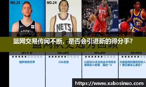 篮网交易传闻不断，是否会引进新的得分手？
