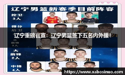 辽宁重磅官宣：辽宁男篮签下五名内外援！