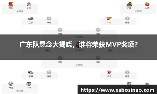 广东队悬念大揭晓，谁将荣获MVP奖项？