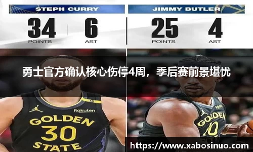 勇士官方确认核心伤停4周，季后赛前景堪忧