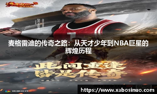麦格雷迪的传奇之路：从天才少年到NBA巨星的辉煌历程