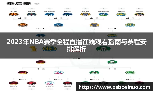 2023年NBA赛季全程直播在线观看指南与赛程安排解析